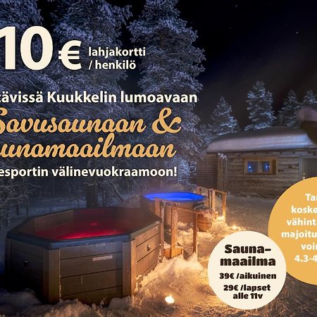 Kuukkeli Log Houses Teerenpesae - Premium Suite A48 Saariselkä Exterior foto