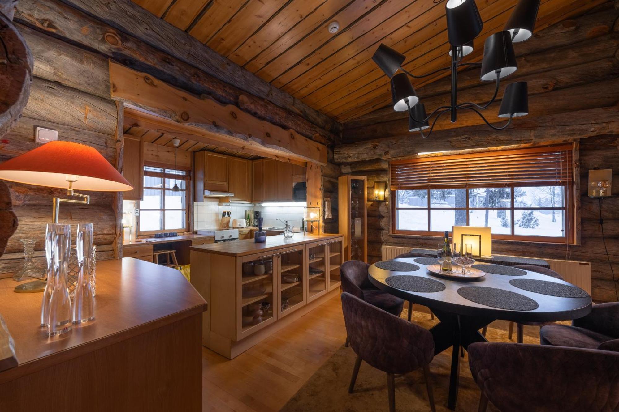 Kuukkeli Log Houses Teerenpesae - Premium Suite A48 Saariselkä Exterior foto