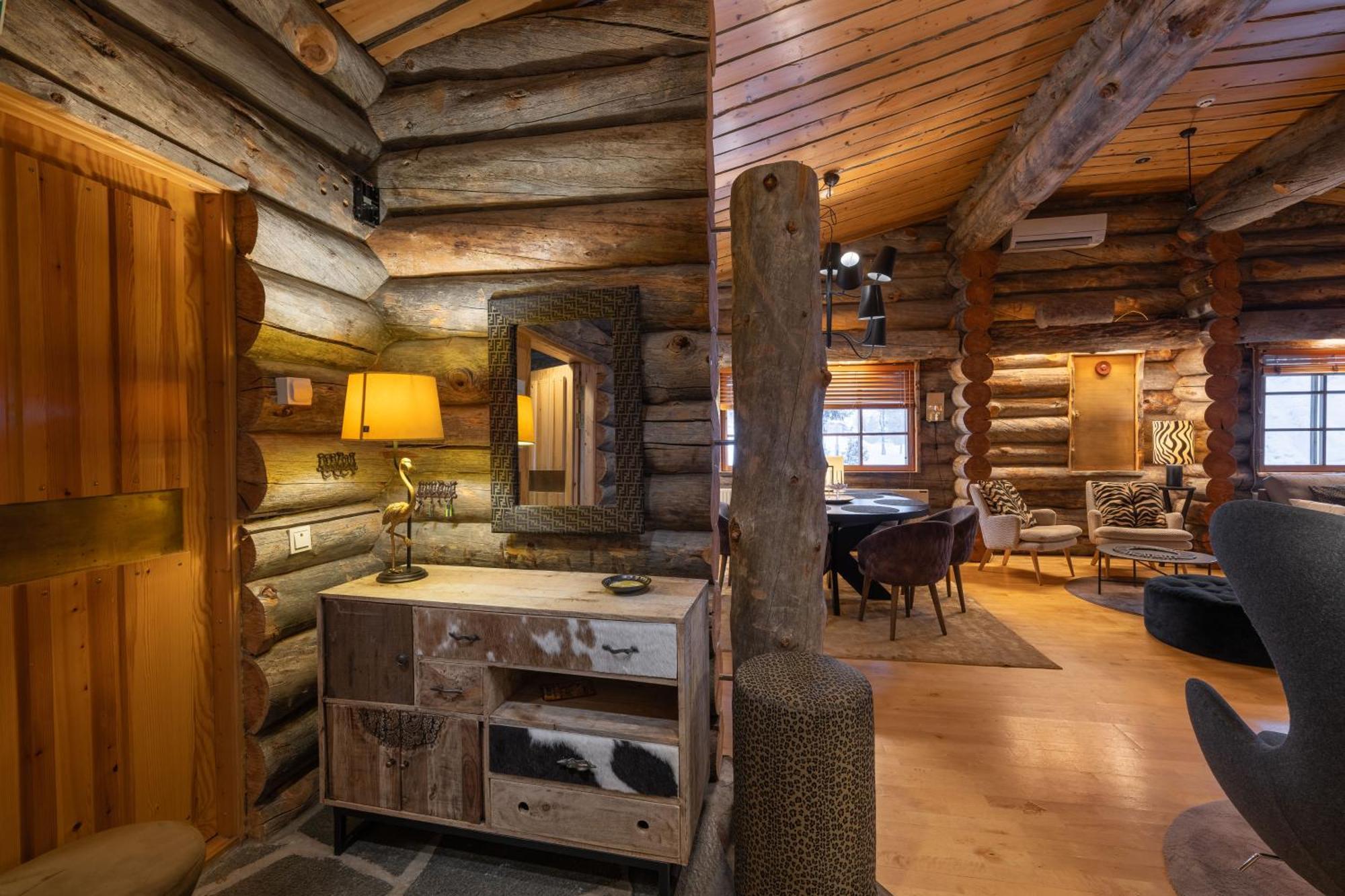 Kuukkeli Log Houses Teerenpesae - Premium Suite A48 Saariselkä Exterior foto