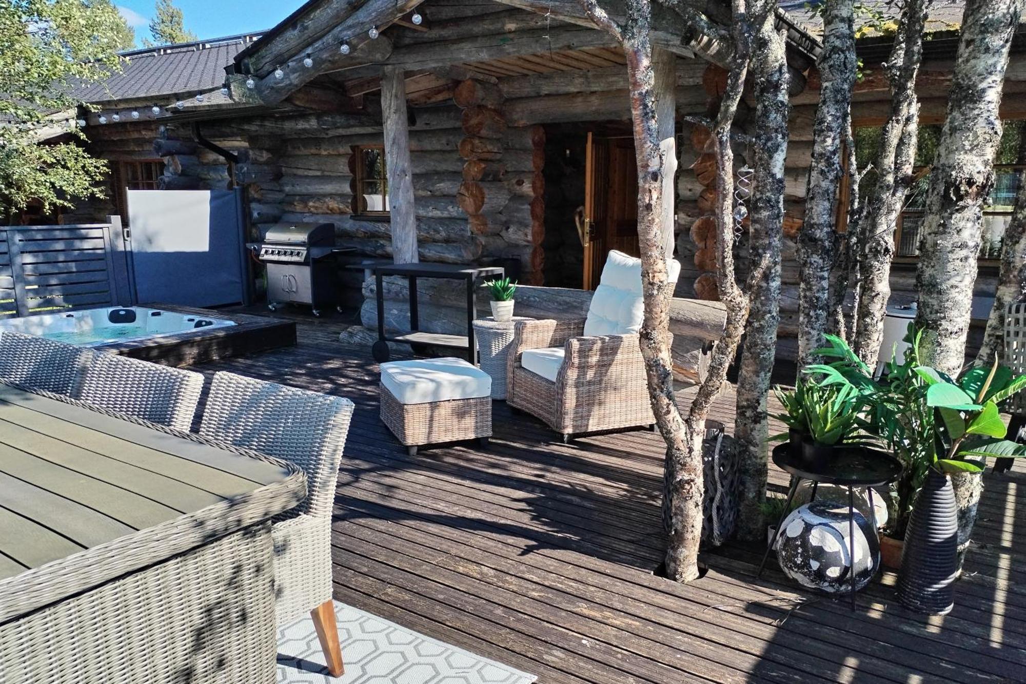 Kuukkeli Log Houses Teerenpesae - Premium Suite A48 Saariselkä Exterior foto