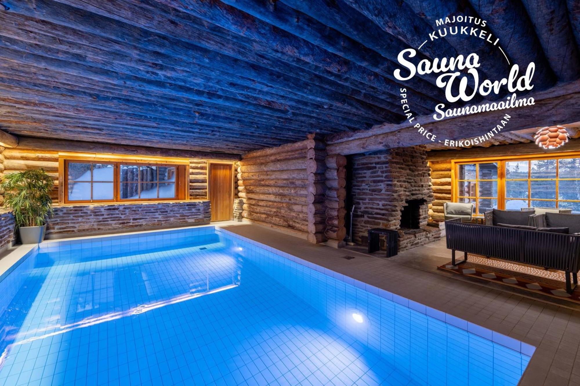 Kuukkeli Log Houses Teerenpesae - Premium Suite A48 Saariselkä Exterior foto
