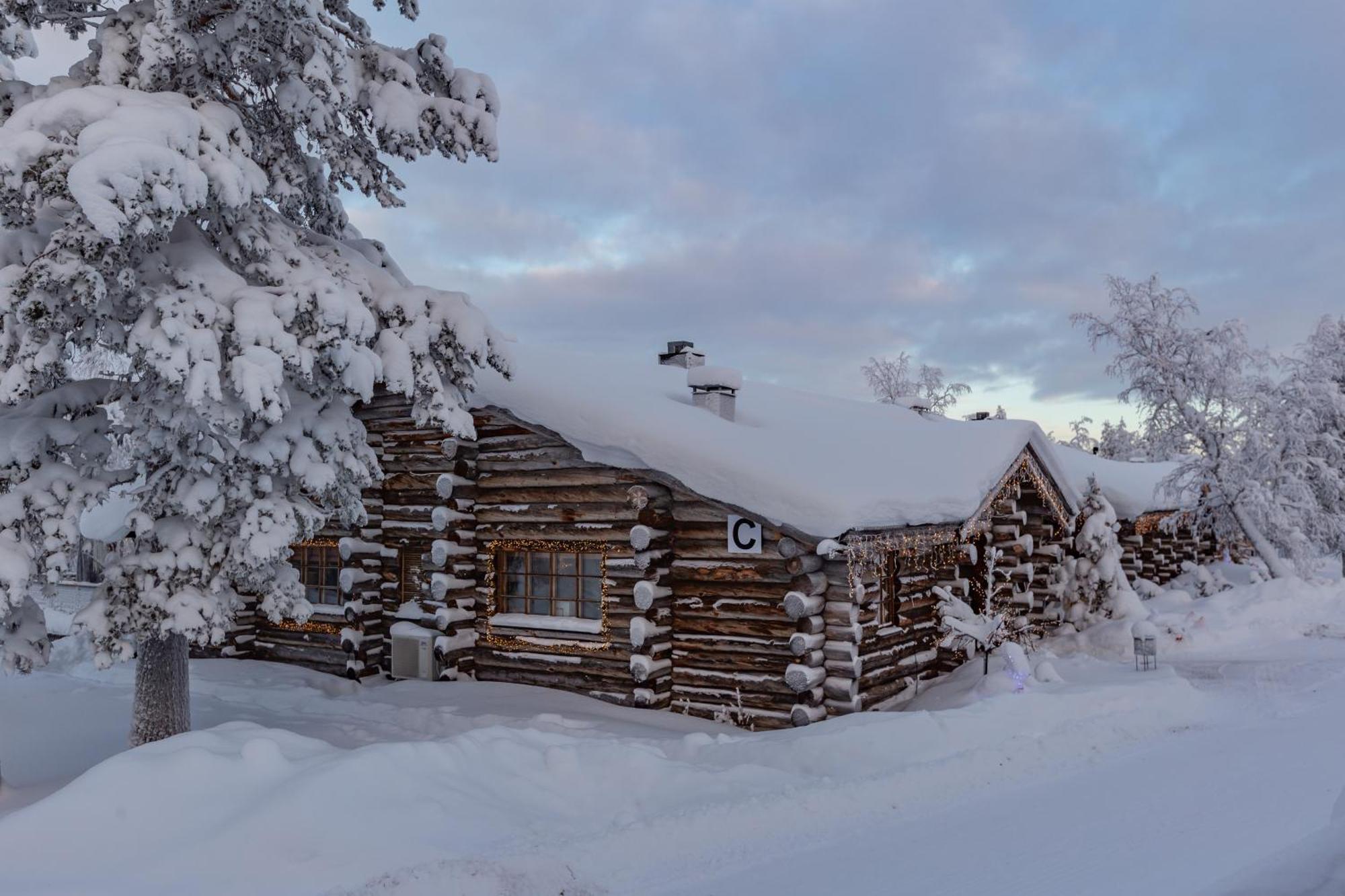 Kuukkeli Log Houses Teerenpesae - Premium Suite A48 Saariselkä Exterior foto