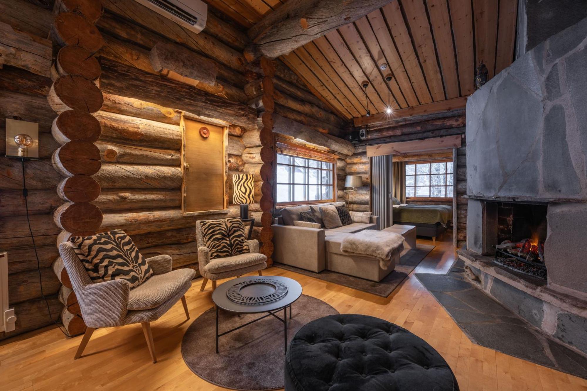 Kuukkeli Log Houses Teerenpesae - Premium Suite A48 Saariselkä Exterior foto