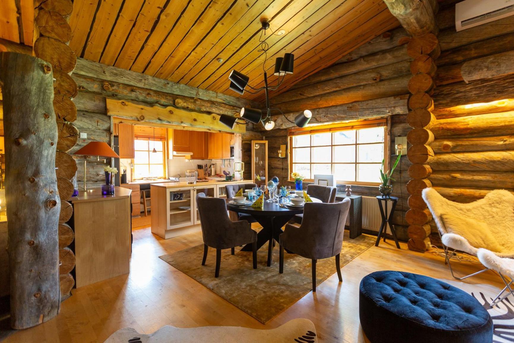 Kuukkeli Log Houses Teerenpesae - Premium Suite A48 Saariselkä Exterior foto