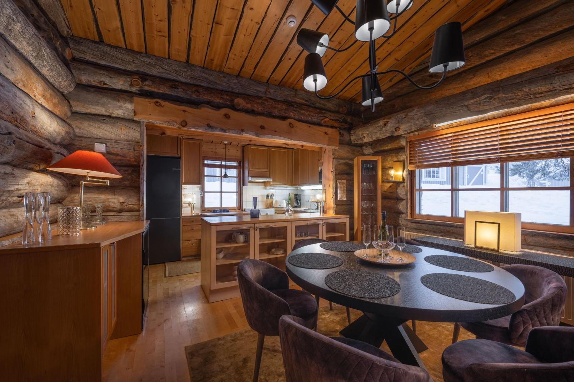 Kuukkeli Log Houses Teerenpesae - Premium Suite A48 Saariselkä Exterior foto